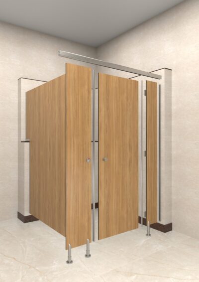 2. T-Line toilet cubicle systems consist of 2